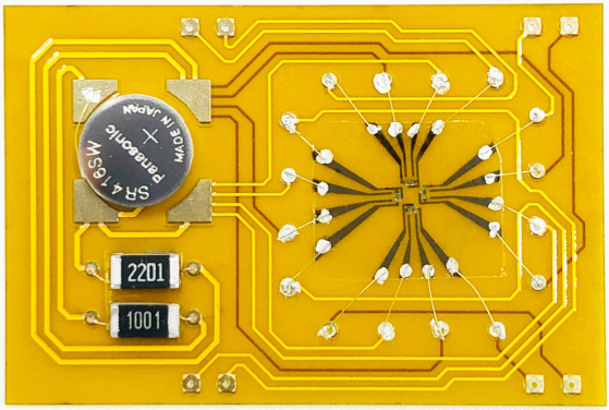 Portable ECG sensors based on organic monolayer OFETs

 